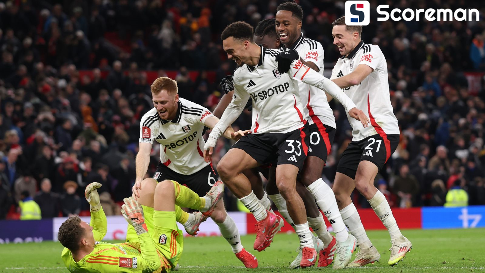 맨유, 풀럼에 승부차기 패배…FA컵 16강 탈락